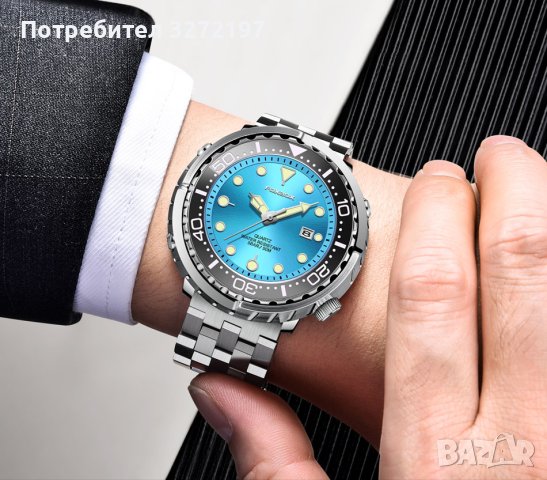 2023 FOXBOX спортен кварцов часовник,водоустойчив,подвижен безел, дата, снимка 6 - Мъжки - 40850954