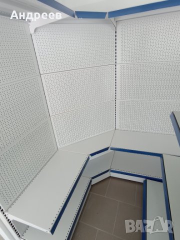 Вътрешен ъглов модул и крайстенни стелажи, снимка 8 - Стелажи и щандове - 35884202