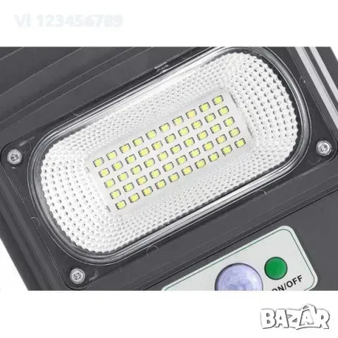 LED соларна улична лампа с датчик за движение 30W, снимка 2 - Соларни лампи - 49752423