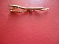 Луксозна позлатена игла щипка за вратовръзка 2, снимка 5