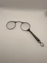 Стар сребърен лорнет 925 – сгъваеми очила, начало на XX век, снимка 1