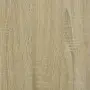 vidaXL Бюро с чекмеджета, сонома дъб, 102x50x76 см, инженерно дърво, снимка 10