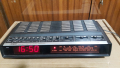 Ретро стерео радио часовник, снимка 1 - Радиокасетофони, транзистори - 44560905