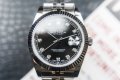 Мъжки часовник Rolex Oyster Perpetual Datejust Black Diamond с автоматичен механизъм, снимка 1