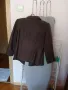 Копринено сако в шоколадов цвят, снимка 2