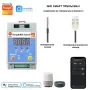 20А WiFi Смарт термостат - прекъсвач с за DIN шина с термодатчик Tuya Smartlife, снимка 9