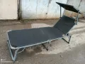шезлонг алуминиев, сгъваемо алуминиево легло, туристическо сгъваемо легло , снимка 12