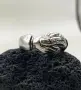 Сребърен пръстен "Trust no one" 925, снимка 1