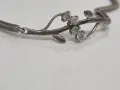 Дамска сребърна гривна, снимка 7