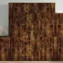 vidaXL Шкаф за съхранение, опушен дъб, 80x42,5x225 см, инженерно дърво（SKU: 3281354）, снимка 2