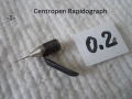 Стар писец рапидограф Centropen - списък, снимка 1
