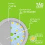 TAG LICHT LED прожектори за вграждане в таван 2 броя, 6W кръгли, IP54, 3000K, 4000K, 6000K, снимка 5