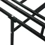 vidaXL Рамка за дневно легло, черна, метал, 90x200 см, снимка 8