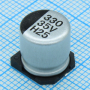 Алуминиев електролитен кондензатор EZV331M35RF, 330uF 35V ±20% (10 X 10.5mm) за повърхностен монтаж 