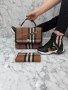 дамски комплект маратонки, чанта и портмоне Burberry , снимка 2