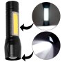 НОВ МОЩЕН LED ФЕНЕР CREE СЪС ZOOM ФУНКЦИЯ,СОС 3 РЕЖИМА,ПРЕЗАРЕЖДАЕМ,USB КАБЕЛ. ФЕНЕРЧЕ ФЕНЕРИ FLASH, снимка 3