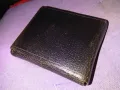 Калъф кожен за 2 чифта карти и те в него винтидж, снимка 4