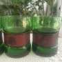 Английски зелени чаши за виски с кожа Англия, снимка 3