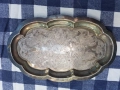 Посребрен поднос , снимка 1