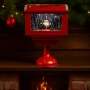 Музикална пощенска кутия „Santa North Pole“ с ефект на падащ сняг., снимка 6