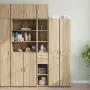 vidaXL Тесен шкаф, сонома дъб, 30x42,5x225 см, инженерно дърво, снимка 2