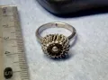 СТАРИНЕН ФИЛИГРАНЕН СРЕБЪРЕН ПРЪСТЕН СРЕБРО ВИСОКА ПРОБА РЪЧНА ИЗРАБОТКА 47960, снимка 4