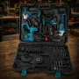 Комплект акумулаторни инструменти BOXER BX-187 – 4в1 + 3x5Ah батерии , снимка 3