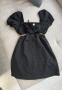Дамска черна рокля, 38 размер, снимка 1