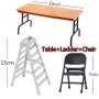 Аксесоари за кеч играчки стълби маси столове кофи чукове и др. WWE WWF Mattel Jakks table ladder, снимка 1
