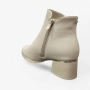 Дамски елегантни боти на ток в бежово B4162-2 beige, снимка 3