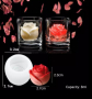 3d Пъпка Роза 4 размера силиконов молд форма украса фондан шоколад бонбон гипс смола свещ сапун, снимка 9