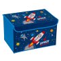 Детска текстилна кутия за съхранение с капак, Space, 40x30x25см, снимка 2