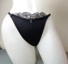 Lounge XS/S красива изрязана черна бикина с бродерии, снимка 4