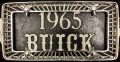 BUICK 1965 Стара - винтидж автомобилна  метална табела с хромирана рамка, снимка 1