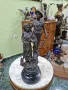 Прекрасна антикварна колекционерска френска фигура статуетка композиция , снимка 4