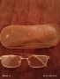 Диоптрични очила с позлата и кожен калъф 50519, снимка 1