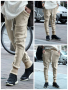 Мъжки ежедневни панталони със свободни крака и персонализирани цветни блокчета, 6цвята , снимка 4