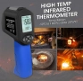 Инфрачервен термометър AOPUTTRIVER AP-1580, инфрачервен пирометър, диапазон от -50°С до 1580°С, снимка 4
