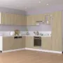 vidaXL Ъглов долен шкаф "Lyon" дъб сонома 75,5x75,5x81,5 см, инженерно дърво, снимка 3