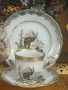 Сет порцелан с ловен мотив, снимка 3