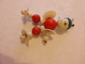 Винтидж бебешка- дрънкалка играчка целоид бакелит, снимка 10