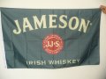 Jameson ирландско уиски знаме рекламно бар зелено whiskey дискотека бърлога, снимка 1
