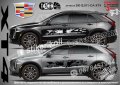 CADILLAC SRX стикери надписи лепенки фолио SK-SJV1-CA-SRX, снимка 3