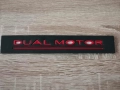Tesla Dual Motor червен гланц надпис, снимка 1