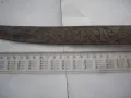 Стар ръчно кован турски нож с оригинална дървена къния., снимка 4