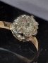 Антикварен Дамски златен 14к. пръстен с брилянт 0.65 карата, снимка 4