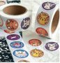 100 бр Пикачу Покемон Pokemon малки самозалепващи лепенки стикери за ръчна изработка за подарък, снимка 2