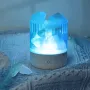 USB RGB настолна лампа с Хималайска Пушена Каменна Сол на Кристали, снимка 7