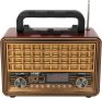 RADIO FM NS-2075BT, Ретро радио с AUX BT, снимка 1 - Тонколони - 41945726
