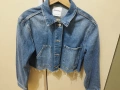 Дънково яке Bershka xs размер, снимка 1